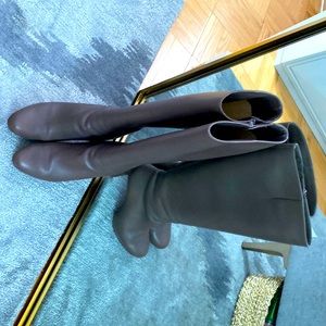 Christian Louboutin tall boot with 1/2 inch platform